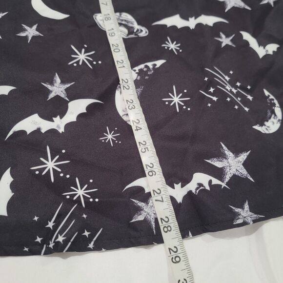 Womens Cold Shoulder Top Size XL Celestial Moon And Stars Whimsigoth Goth Punk - Picture 5 of 5